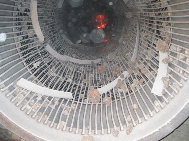 Sintered Synthetic Flux firing in rotary kiln