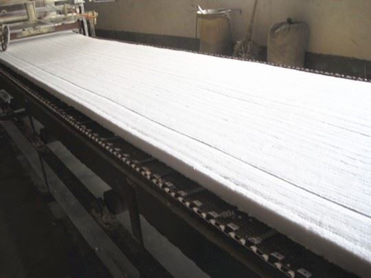 Insulation Ceramic fiber blanket manufacture